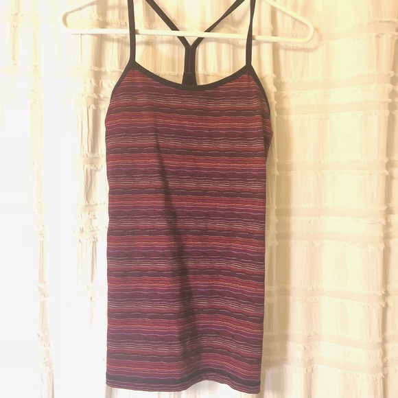 lululemon athletica Tops - Lululemon | Power Y Tank Purple Texture 6